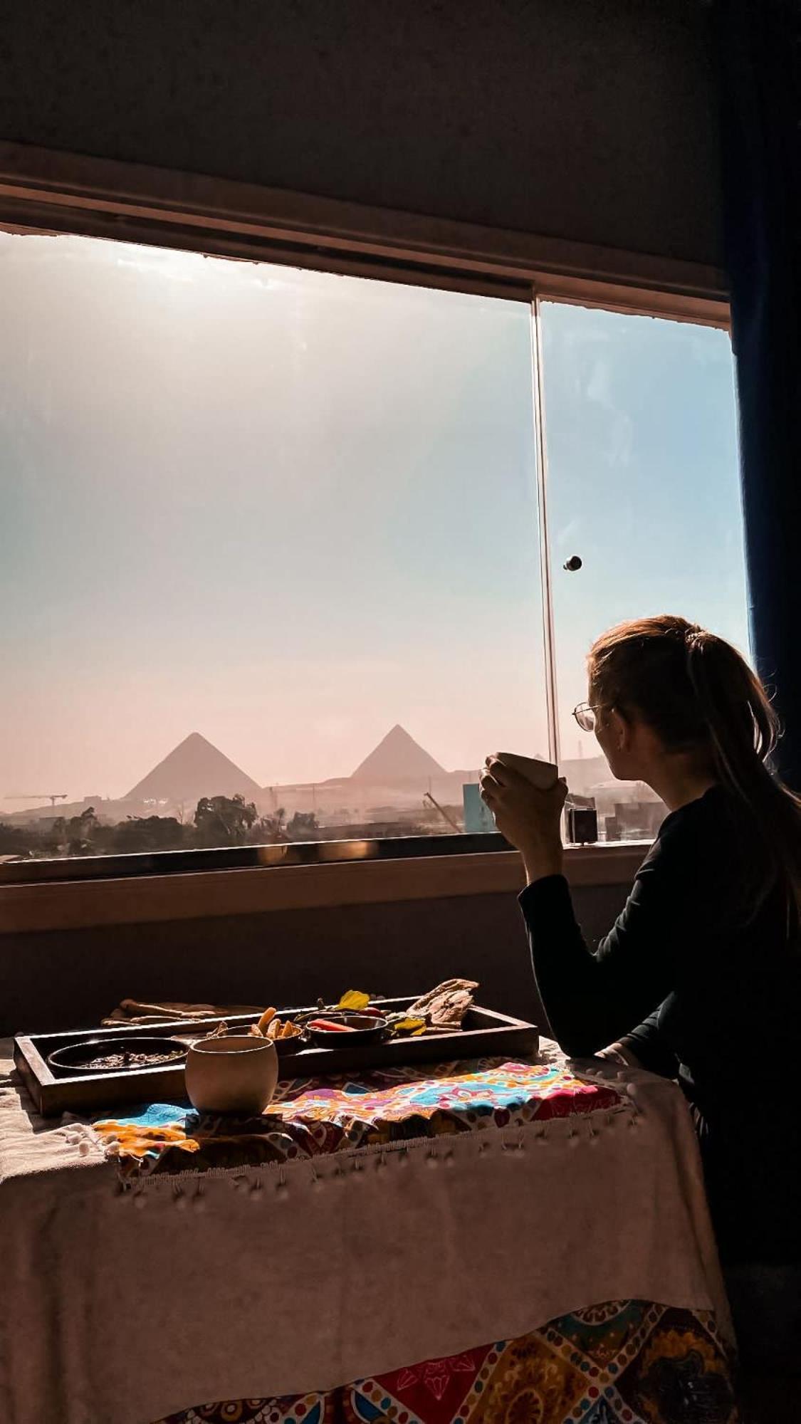King Tout Pyramids View Cairo